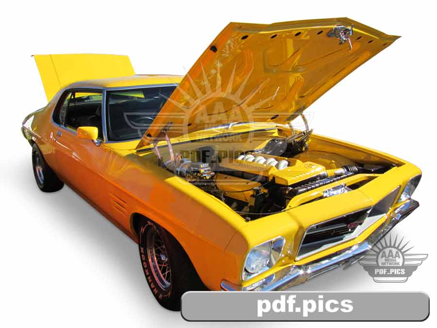 HQ Monaro Coupe Front Drivers Side View