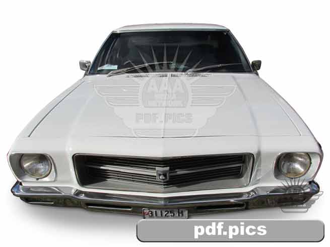 HQ Holden Sedan Front View