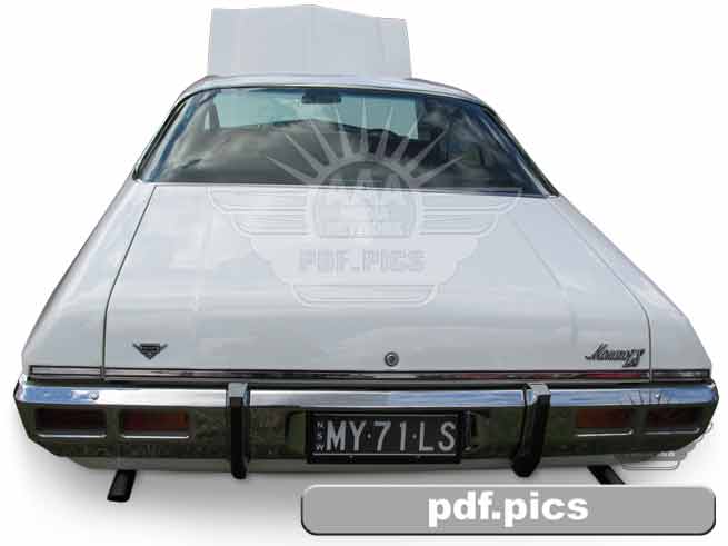 HQ Holden Coupe Rear View