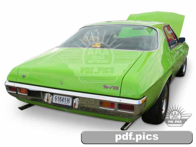 HQ Holden Coupe Rear Drivers Side View