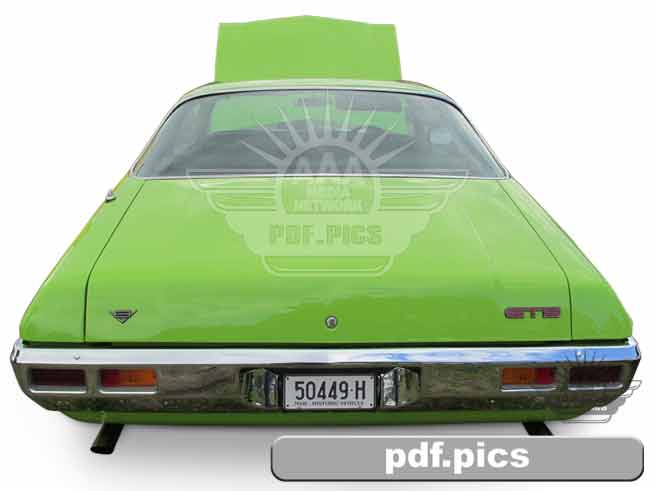 HQ Holden Coupe Rear View