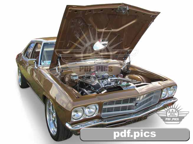 HQ Holden Sedan Front Drivers Side View