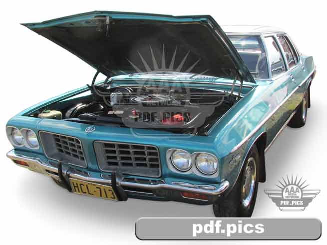 HQ Holden Sedan Front Passenger Side View