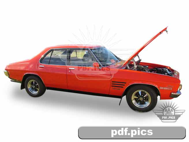 HQ Holden Sedan Front Drivers Side View