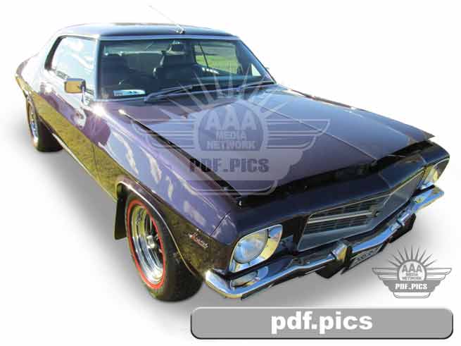 HQ Monaro Coupe Front Drivers Side View