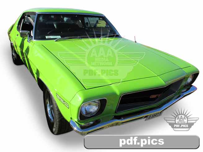 HQ Holden Coupe Front Drivers Side View