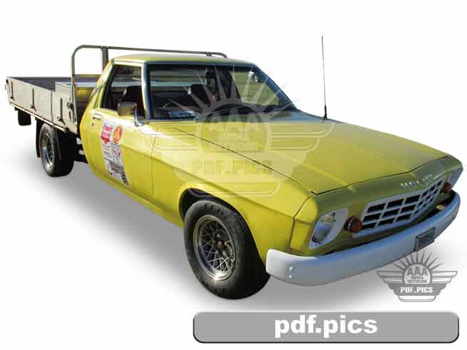 HQ Holden Ute Front Drivers Side View