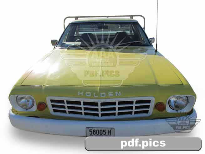HQ Holden Ute Front View