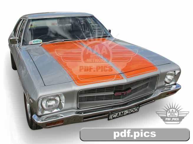 HQ Holden Sedan Front Drivers Side View