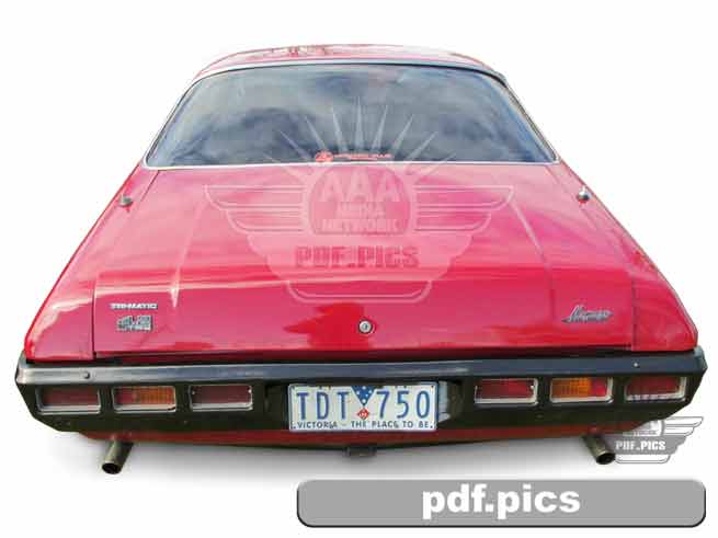 HQ Monaro Coupe Rear View