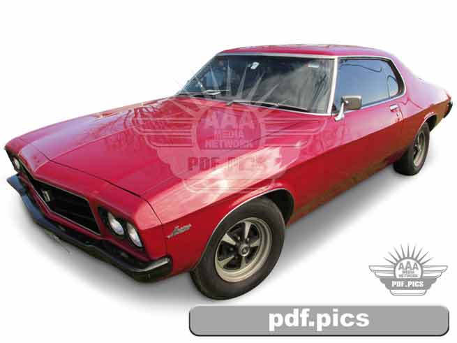 HQ Monaro Coupe Front Passenger Side View
