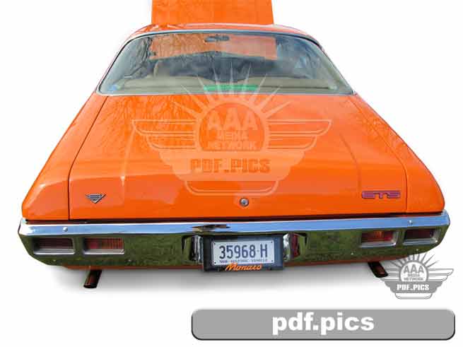 HQ Monaro Coupe Rear View