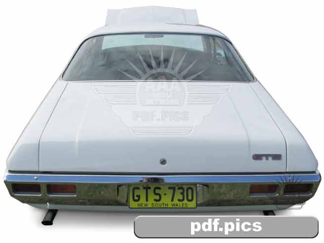 HQ Monaro Coupe Rear View