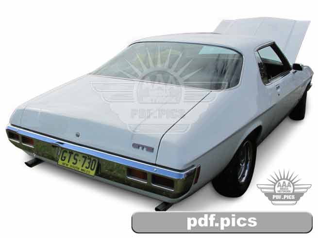 HQ Monaro Coupe Rear Drivers Side View