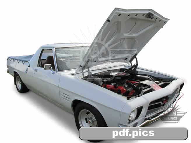 HQ Holden Ute Front Drivers Side View