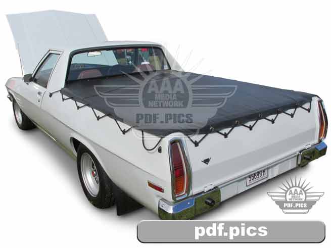 HQ Holden Ute Rear Passenger Side View