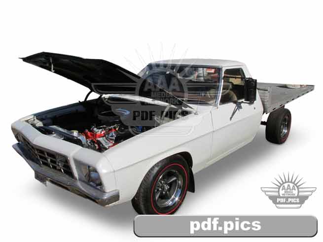 HQ Holden Ute Front Passenger Side View