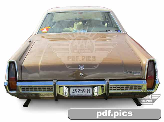 HQ Statesman de Ville Sedan Rear View