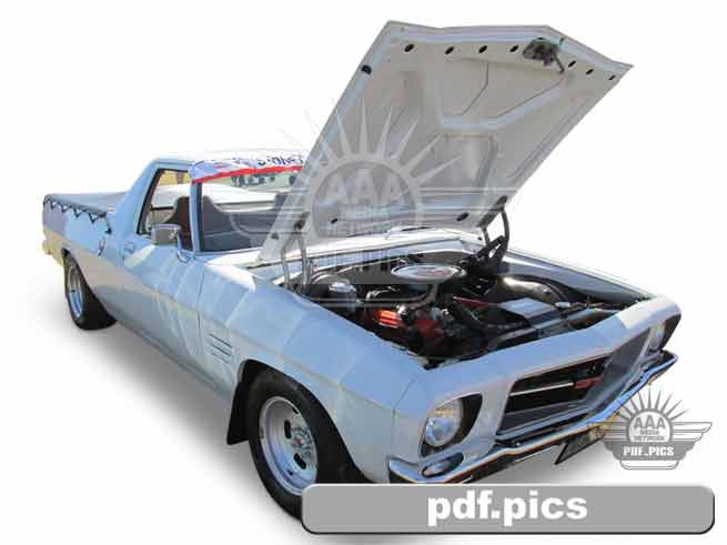 HQ Holden Ute Front Drivers Side View