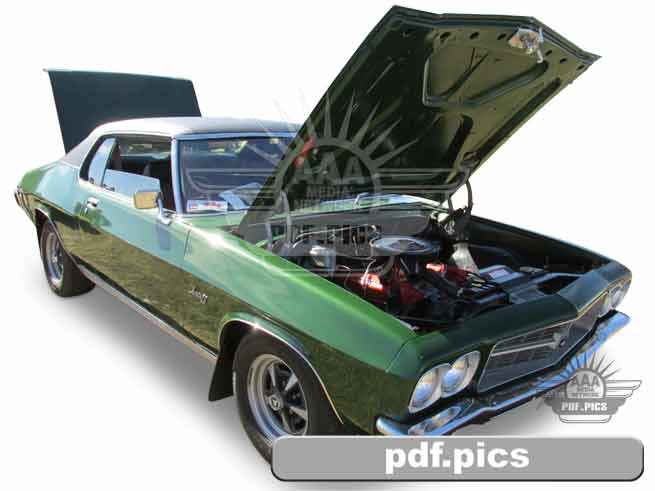 HQ Holden Coupe Front Drivers Side View