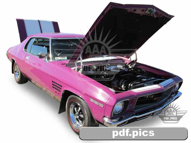 HQ Holden Coupe Front Drivers Side View