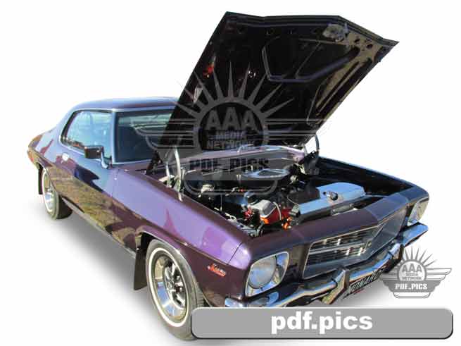 HQ Holden Coupe Front Drivers Side View