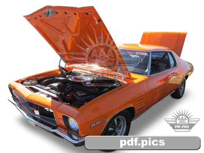 HQ Holden Coupe Front Passenger Side View