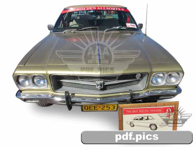 HQ Holden Sedan Front View