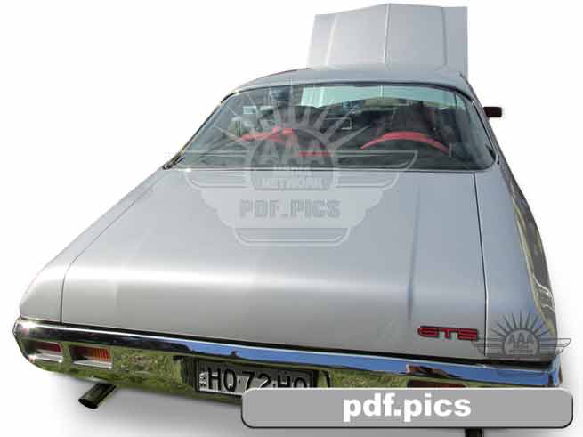 HQ Holden Coupe Rear View