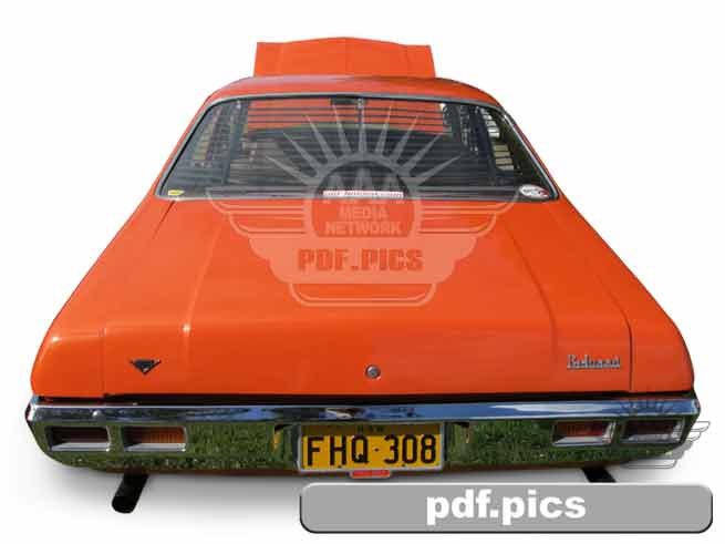 HQ Holden Sedan Rear View