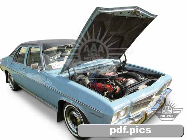 HQ Holden Sedan Front Drivers Side View