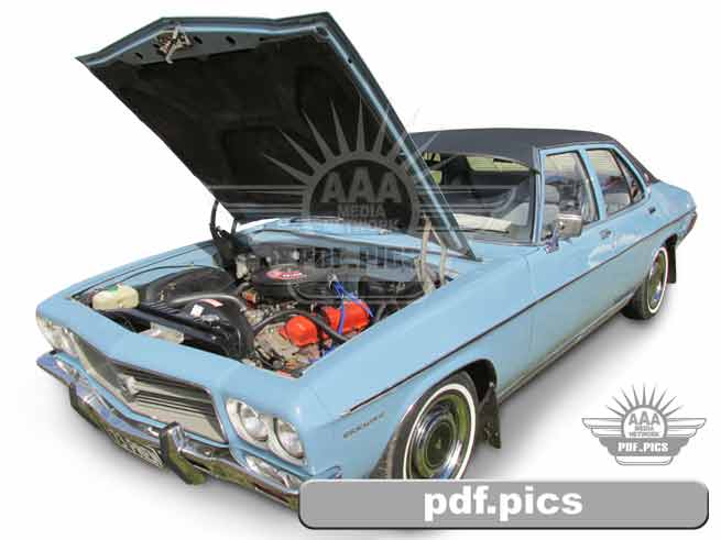 HQ Holden Sedan Front Passenger Side View