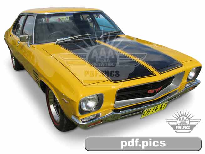 HQ Holden Sedan Front Drivers Side View