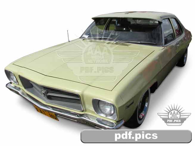 HQ Holden Sedan Front Passenger Side View