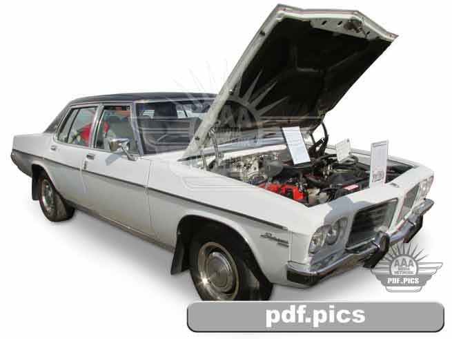 HQ Holden Sedan Front Drivers Side View