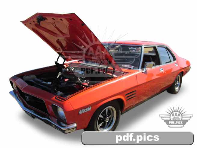HQ Holden Sedan Front Passenger Side View