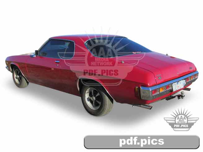 HQ Monaro Coupe Rear Passenger Side View