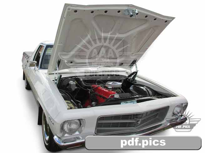 HQ Holden Ute Front Drivers Side View