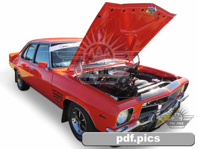 HQ Holden Sedan Front Drivers Side View
