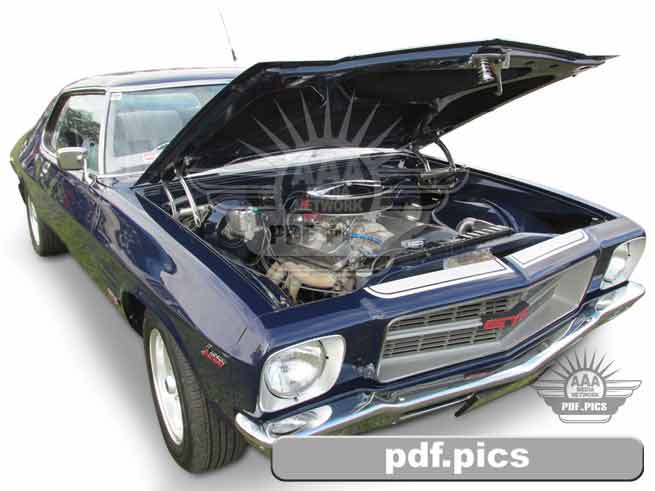 HQ Holden Coupe Front Drivers Side View