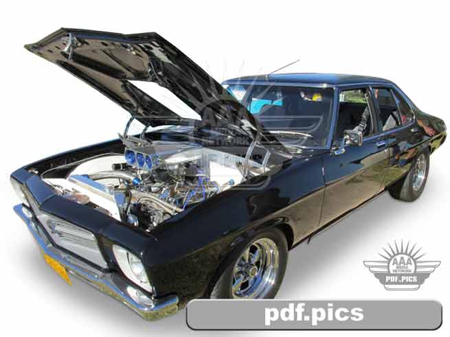 HQ Holden Sedan Front Passenger Side View