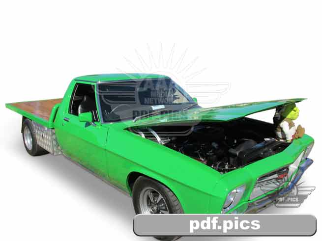 HQ Holden Ute Front Drivers Side View