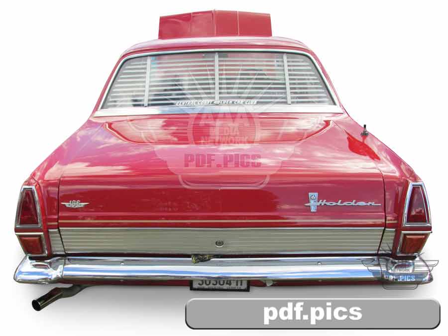 HR Holden Sedan Rear View