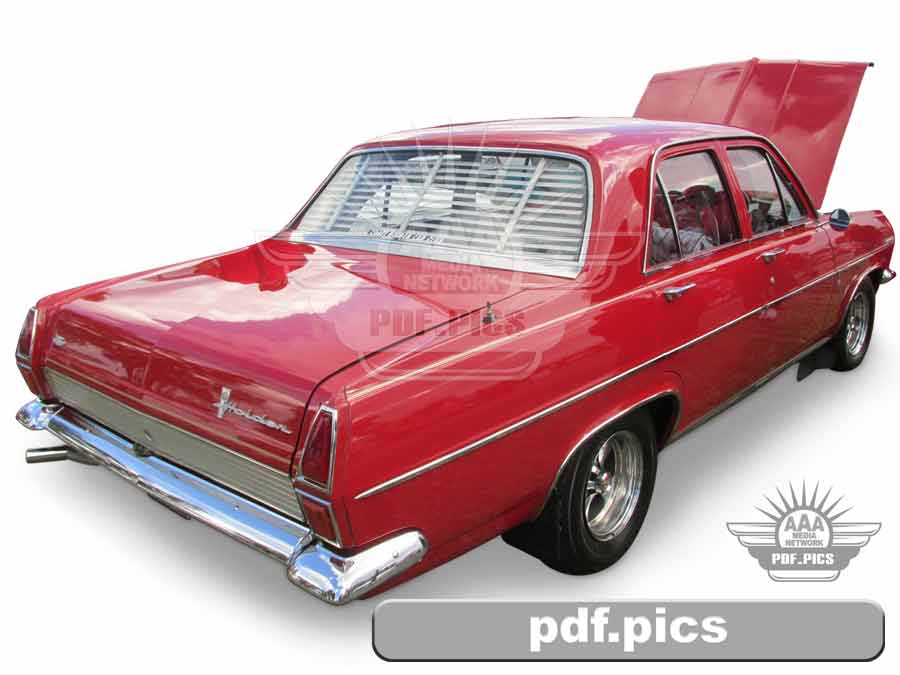 HR Holden Sedan Rear Drivers Side View