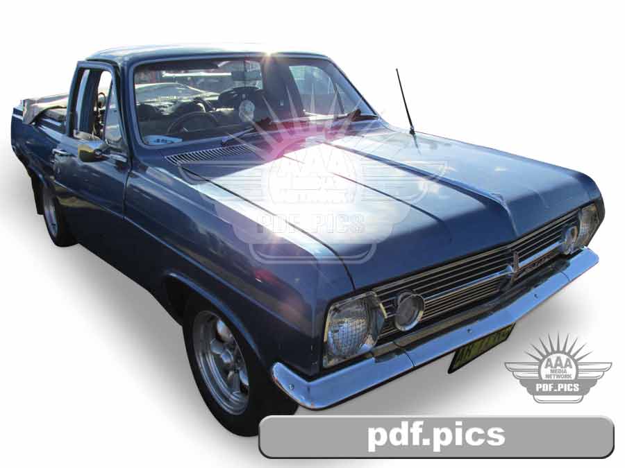 HR Holden Ute Front Drivers Side View