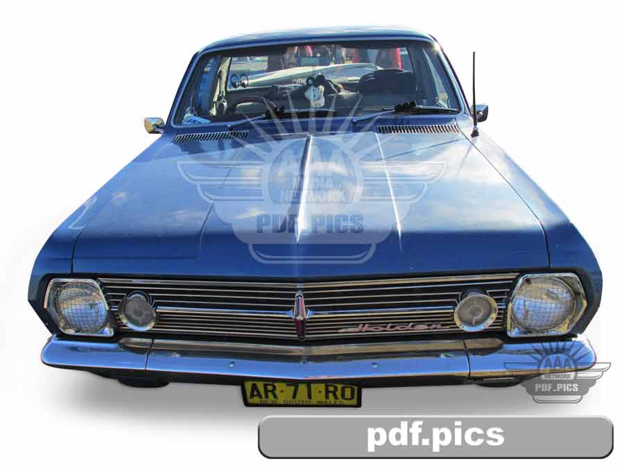 HR Holden Ute Front View