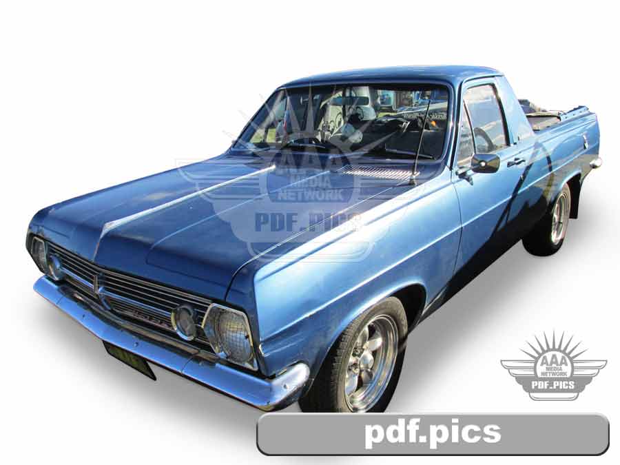 HR Holden Ute Front Passenger Side View