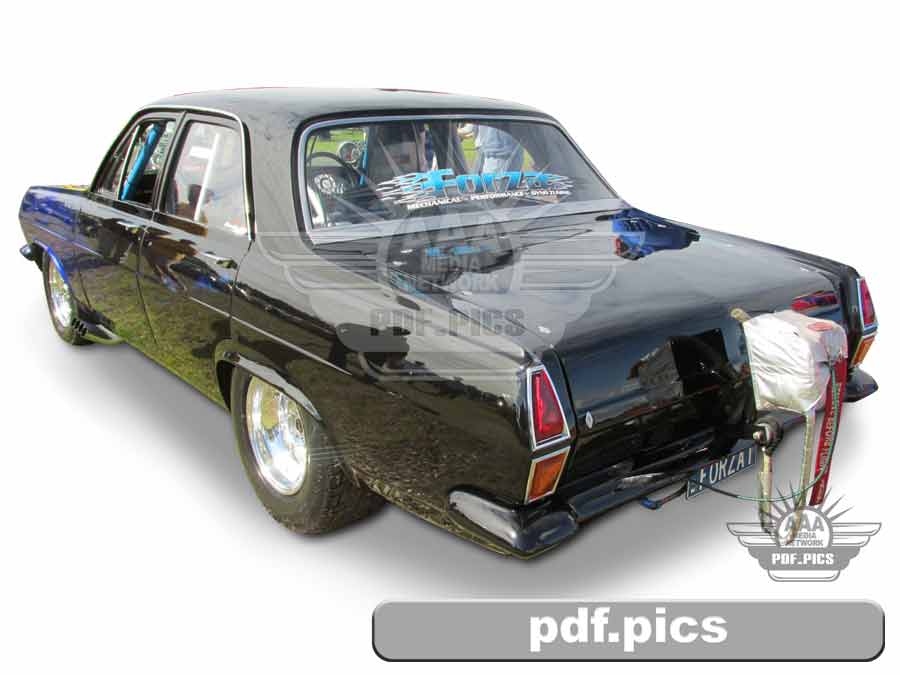 HR Holden Sedan Rear Passenger Side View