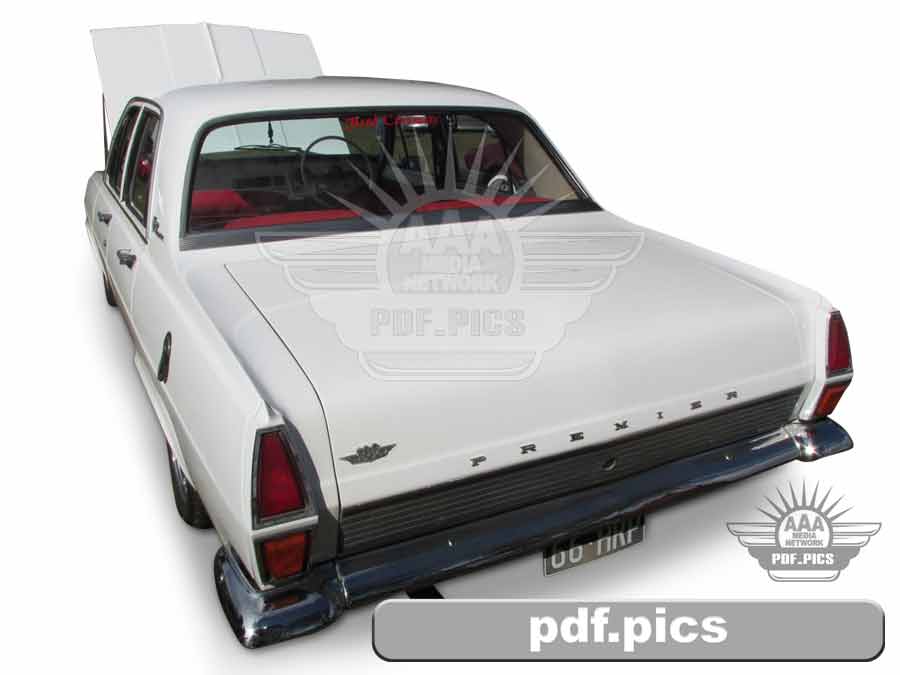 HR Holden Sedan Rear Passenger Side View