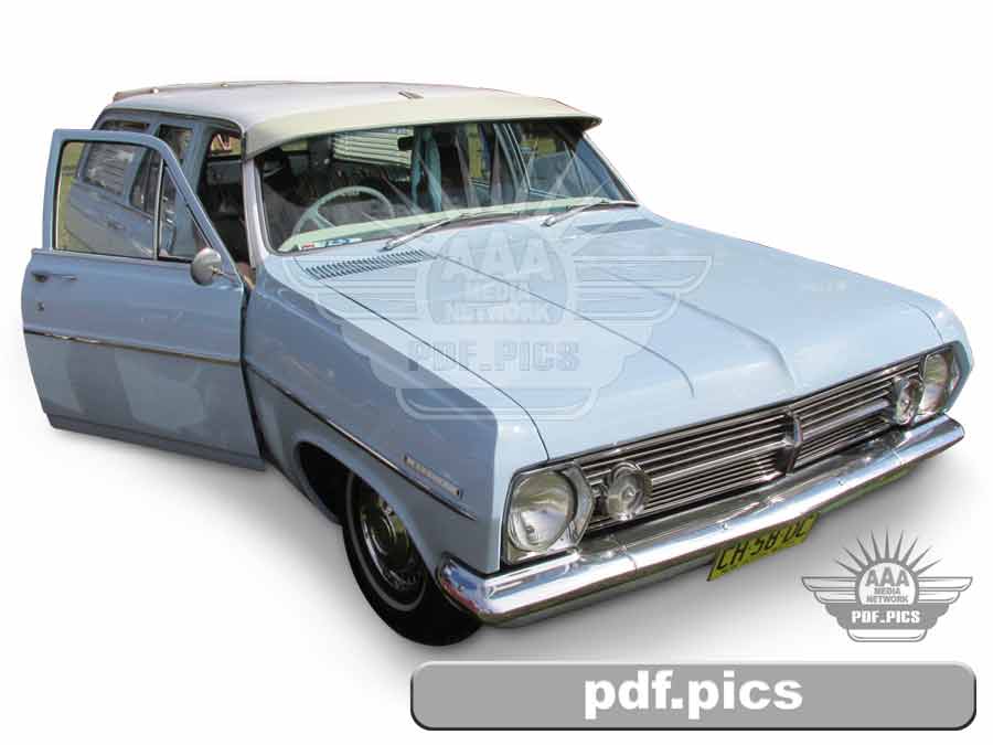 HR Holden Station Wagon Front Drivers Side View